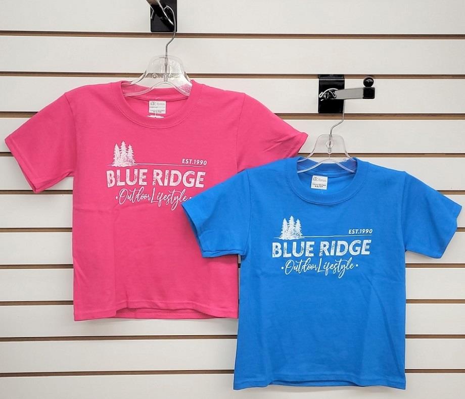 Blue Ridge Solid Logo Tee - Kids