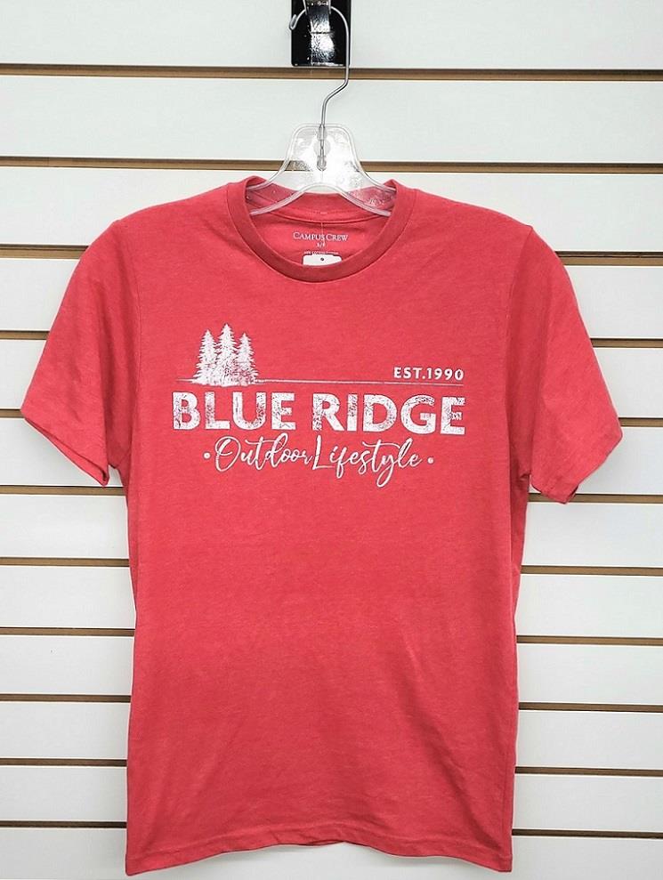 Blue Ridge Solid Logo Tee - Mens