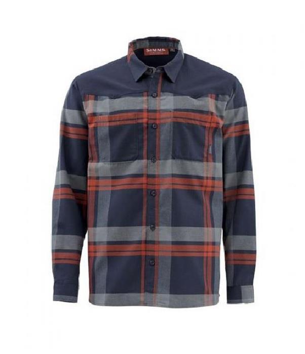 Simms Black's Ford Flannel Shirt - Mens