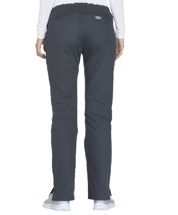 Cherokee WW Core Stretch Mid Rise Straight Leg Drawstring Pant - Womens