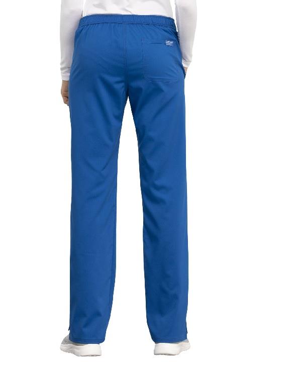 Cherokee WW Revolution Mid Rise Straight Leg Drawstring Pant - Womens