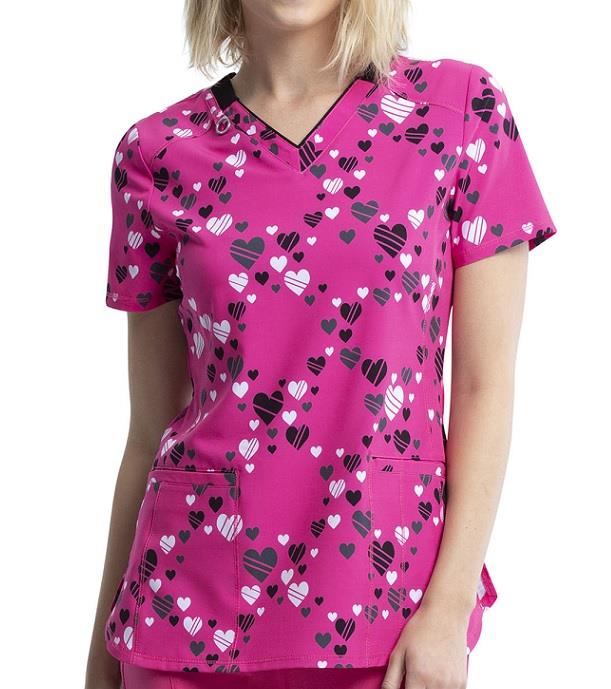 Cherokee Infinity V-Neck Top - Womens