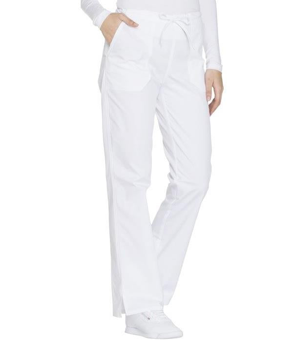 Cherokee WW Core Stretch Mid Rise Straight Leg Drawstring Pant - Womens