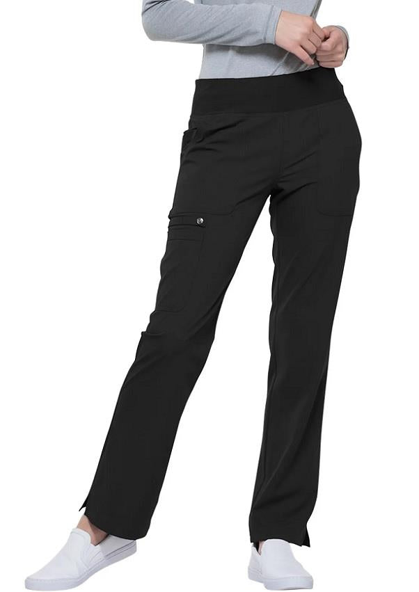 Elle Straight Leg Yoga Waist Scrub Pant - Womens