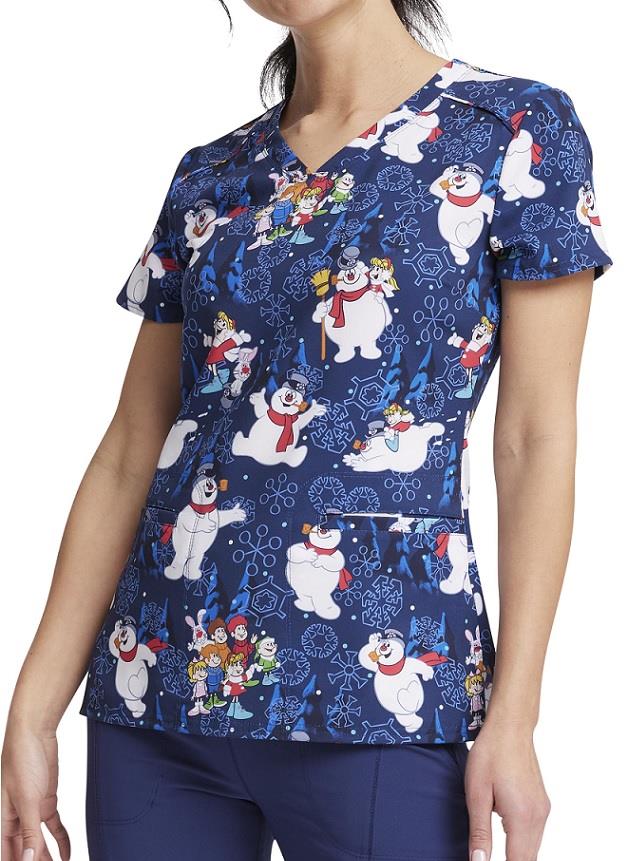 Cherokee V-Neck Scrub Top - Womens