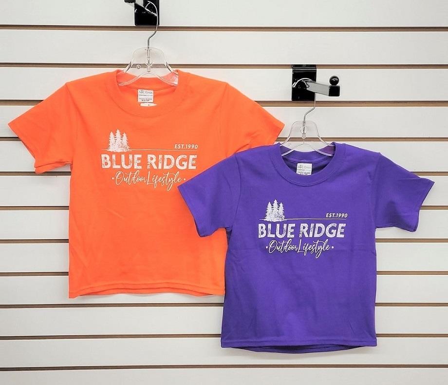 Blue Ridge Solid Logo Tee - Kids