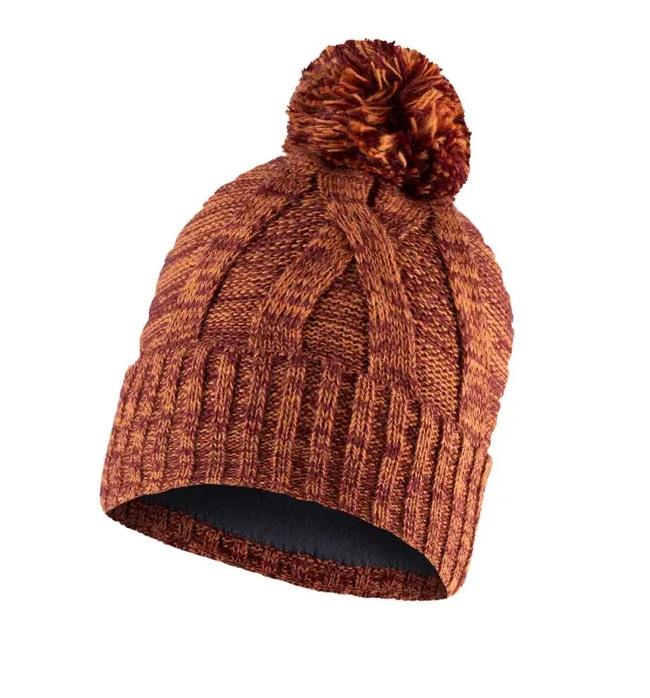 Buff Knitted & Polar Blein Beanie - Kids