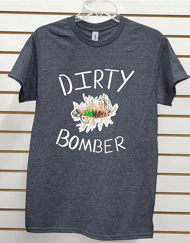 Mens Short Sleeve Dirty Bomber Tee