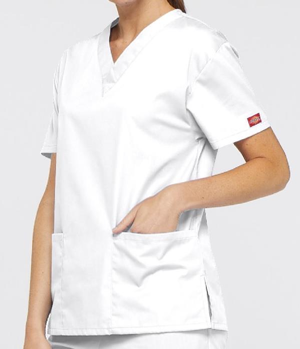 Dickies Womens V-Neck Top