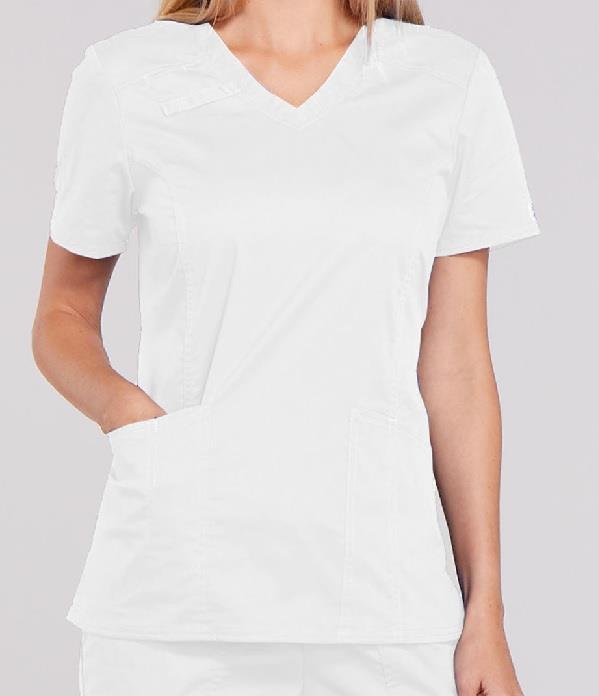 Cherokee WW Core Stretch V-Neck Top - Womens