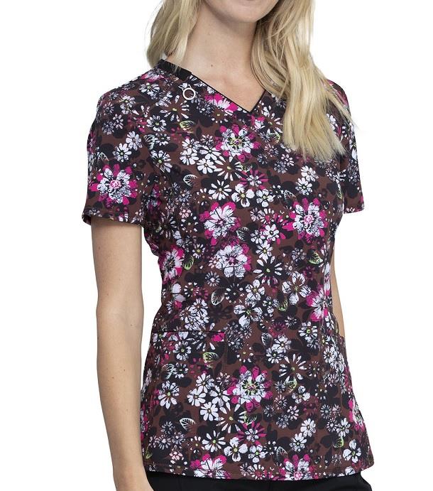 Cherokee Infinity V-Neck Top - Womens