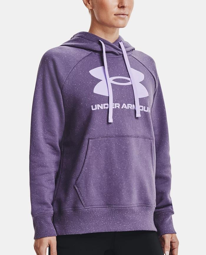 UA Rival Fleece Logo Hoodie - Womens