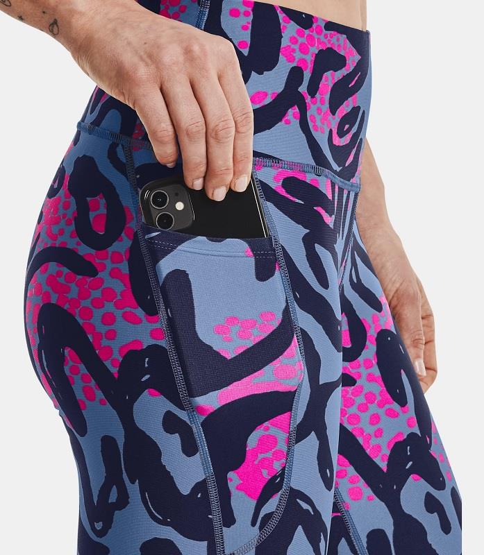 UA No-Slip Waistband Printed Ankle Leggings - Womens