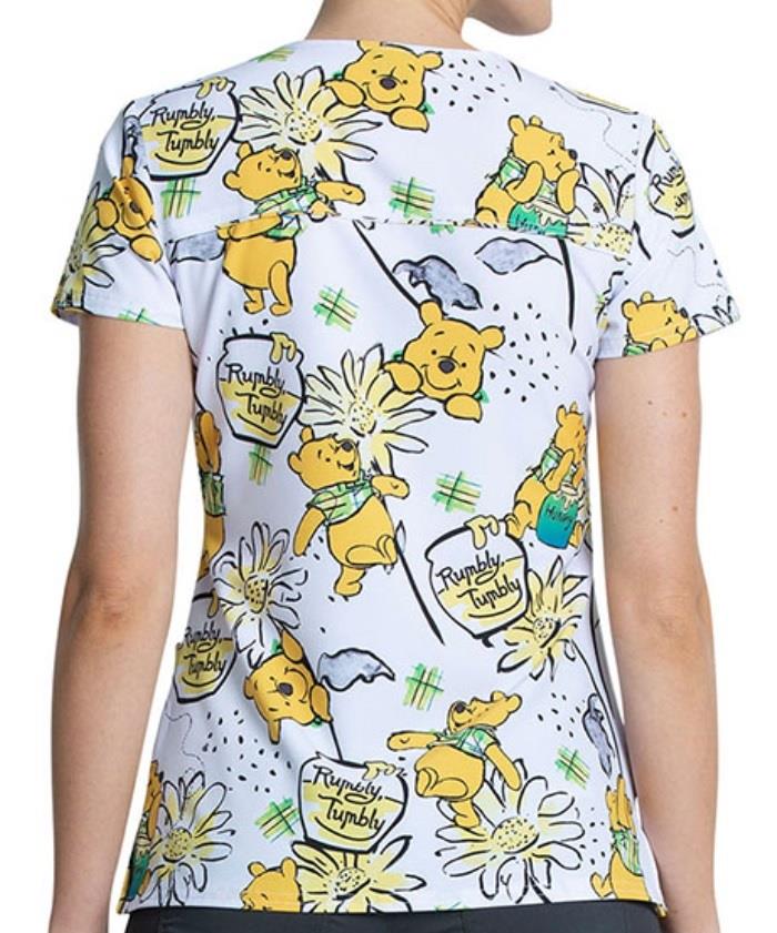 Cherokee Tooniforms V-Neck Top - Womens