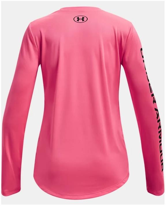 UA Tech Big Logo Long Sleeve - Girls