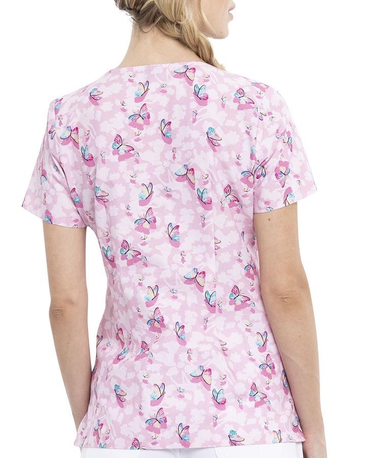 Cherokee Tooniforms V-Neck Top - Womens