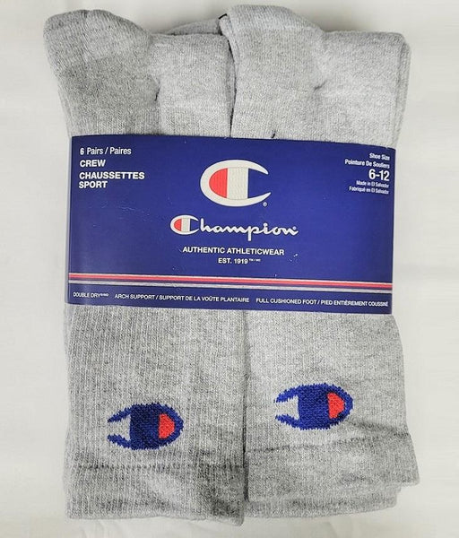 Lot De 6 Paires Chaussettes Umbro Performance Compression Crew - Homme - Tailles 10-13 - NEUF