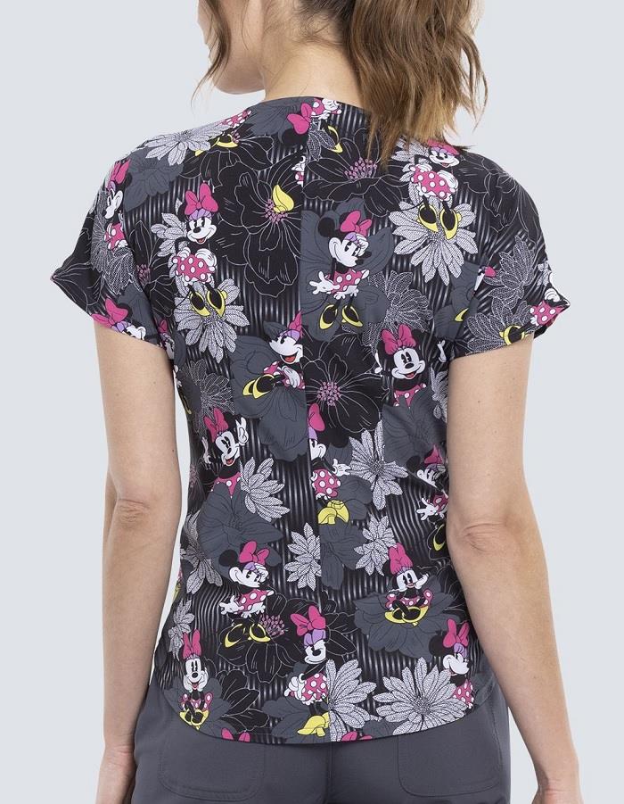 Cherokee Tooniforms Round Neck Scrub Top - Womens