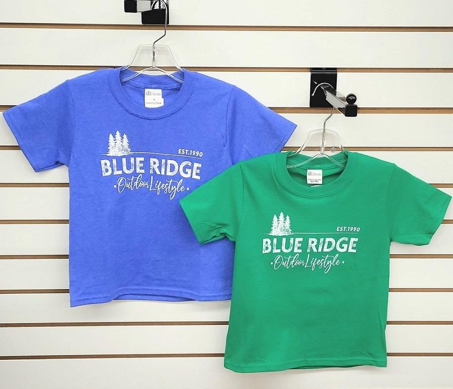 Blue Ridge Solid Logo Tee - Kids