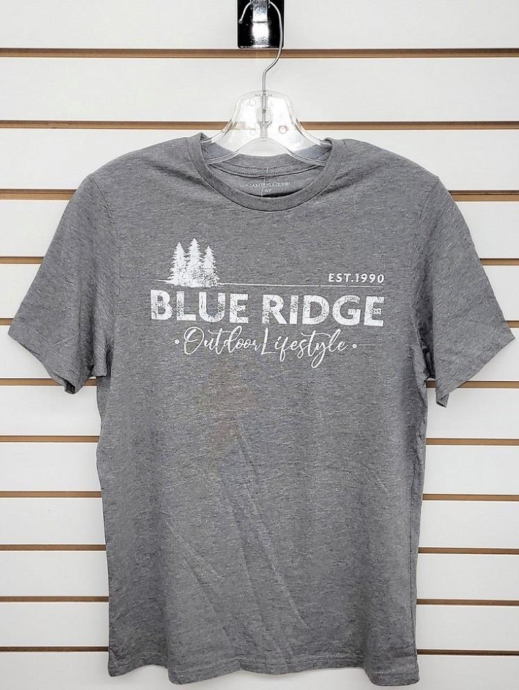 Blue Ridge Solid Logo Tee - Mens