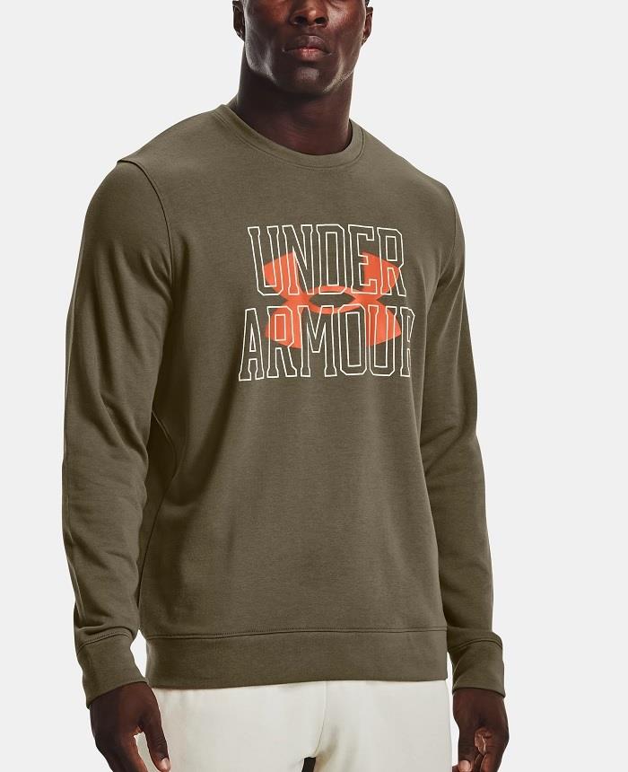UA Rival Terry Logo Crew - Mens