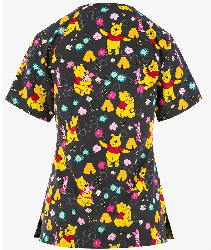 Disney Tooniforms V-Neck Print Scrub Top - Womens