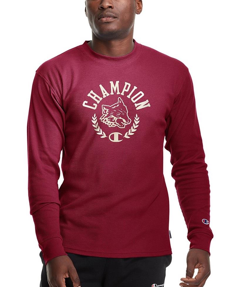 Champion Waffle-Knit Long-Sleeve - Men