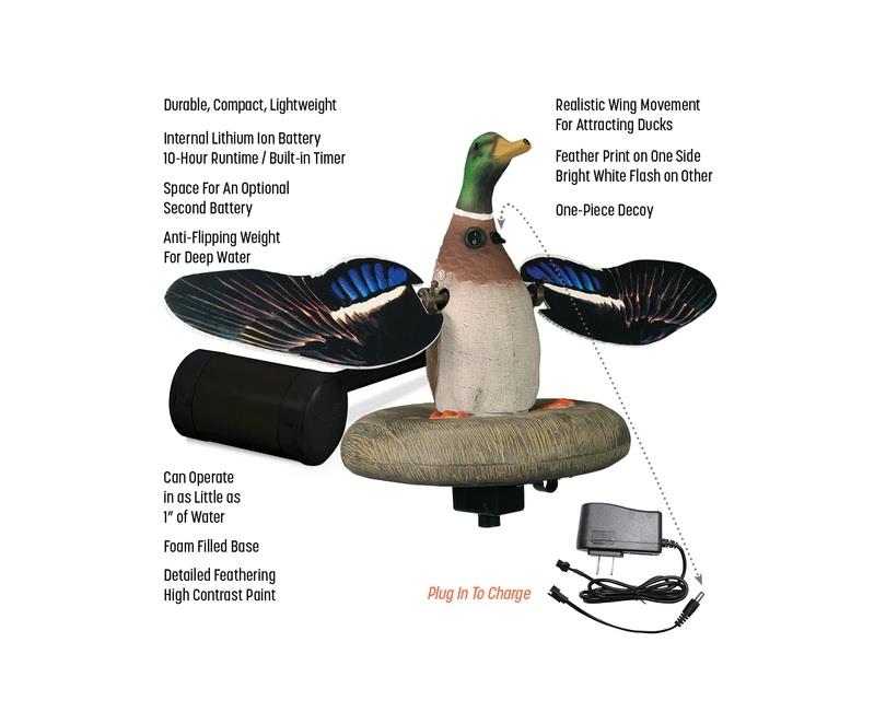 Higdon Outdoors - Electric Floating Flasher Mallard Drake