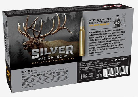 Browning 300 Win Magnum, 180 Grain Silver Series