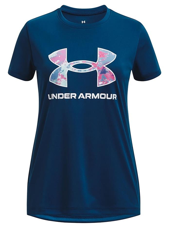 UA Tech Print Fill Big Logo - Girls