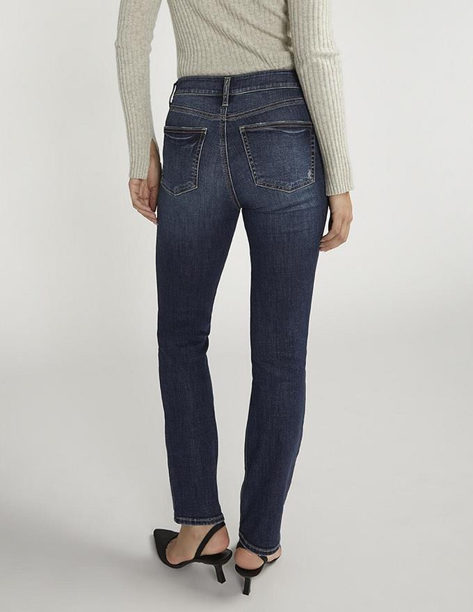 Avery High Rise Straight Leg Jeans