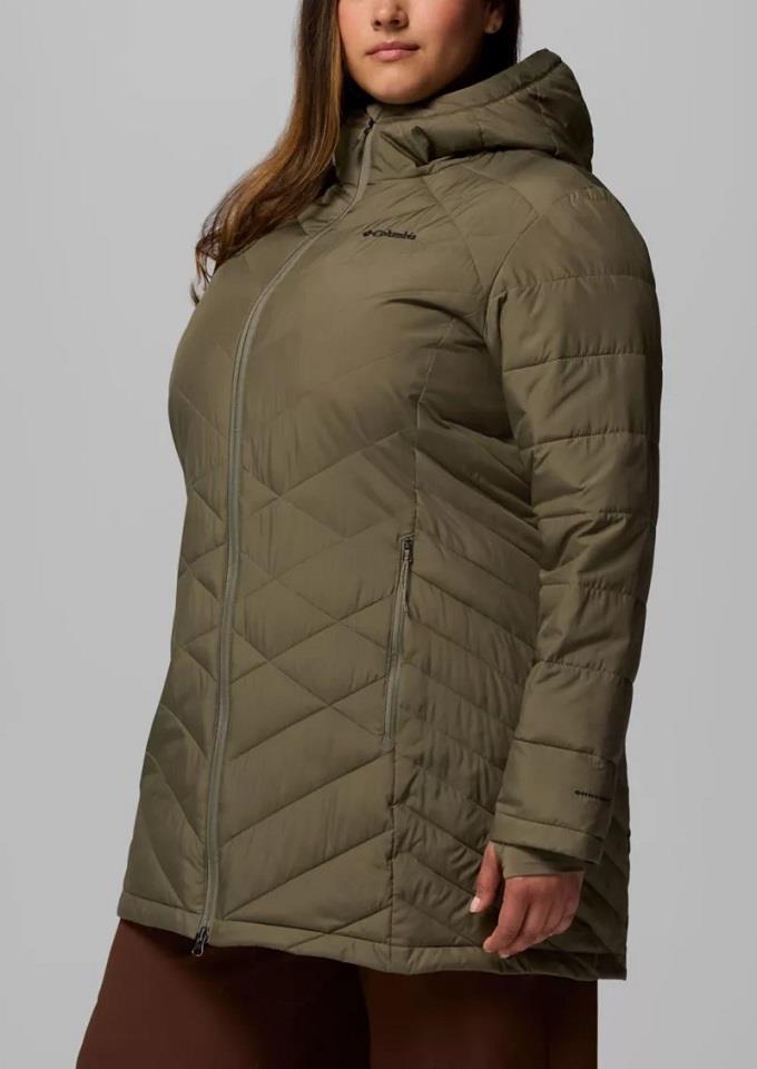 Columbia Heavenly Long Hooded Jacket - Plus