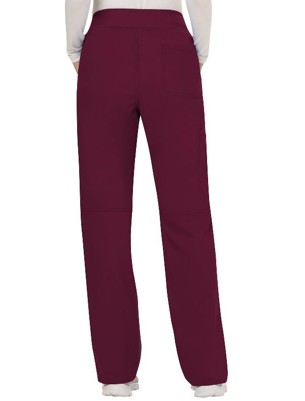 Cherokee WW Revolution Mid Rise Straight Leg Pull-On Pant - Womens