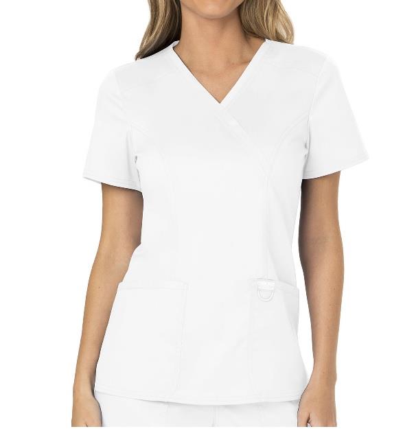 Cherokee WW Revolution Mock Wrap Top - Womens