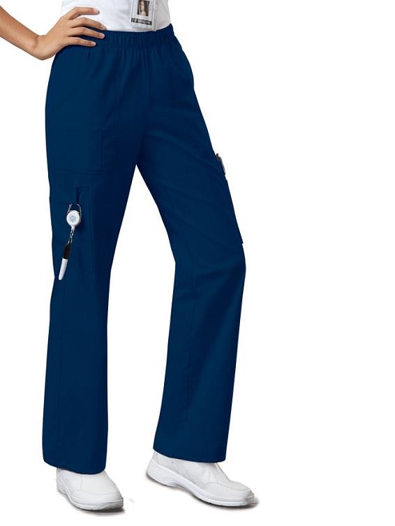 Cherokee WW Core Stretch Mid Rise Pull-On Pant Cargo Pant - Womens