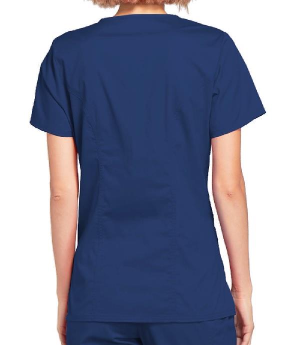 Cherokee WW Core Stretch Mock Wrap Top - Womens