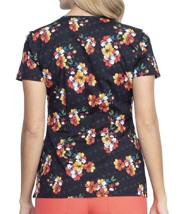 Dickies Prints V-Neck Top - Womens