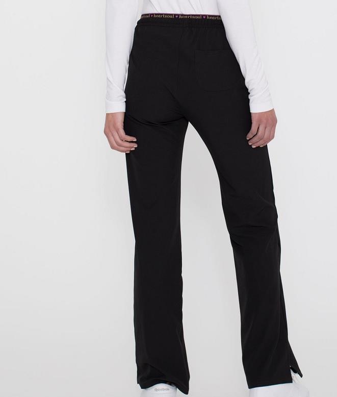 HeartSoul Low Rise Drawstring Flare Leg Pant - Womens