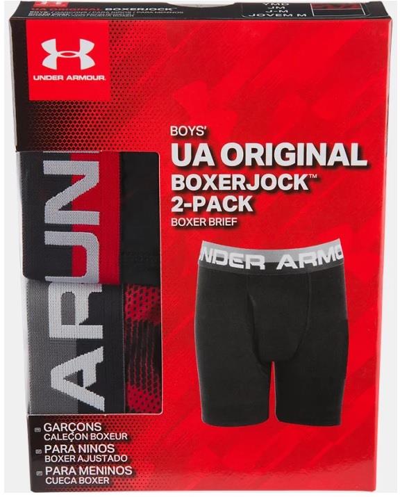 UA Sandstorm Boxerjock 2-Pk - Youth Boys