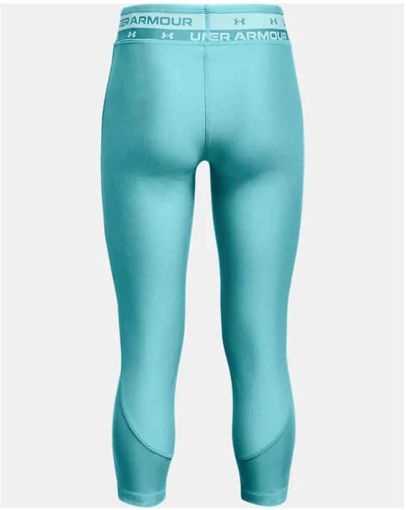 UA HeatGear Armour Heather Crop - Girls