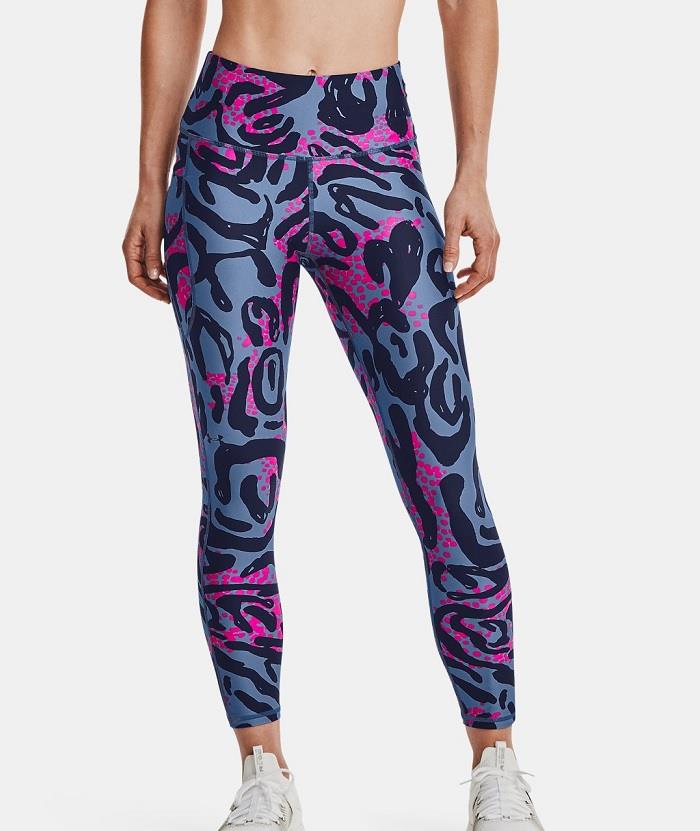 UA No-Slip Waistband Printed Ankle Leggings - Womens