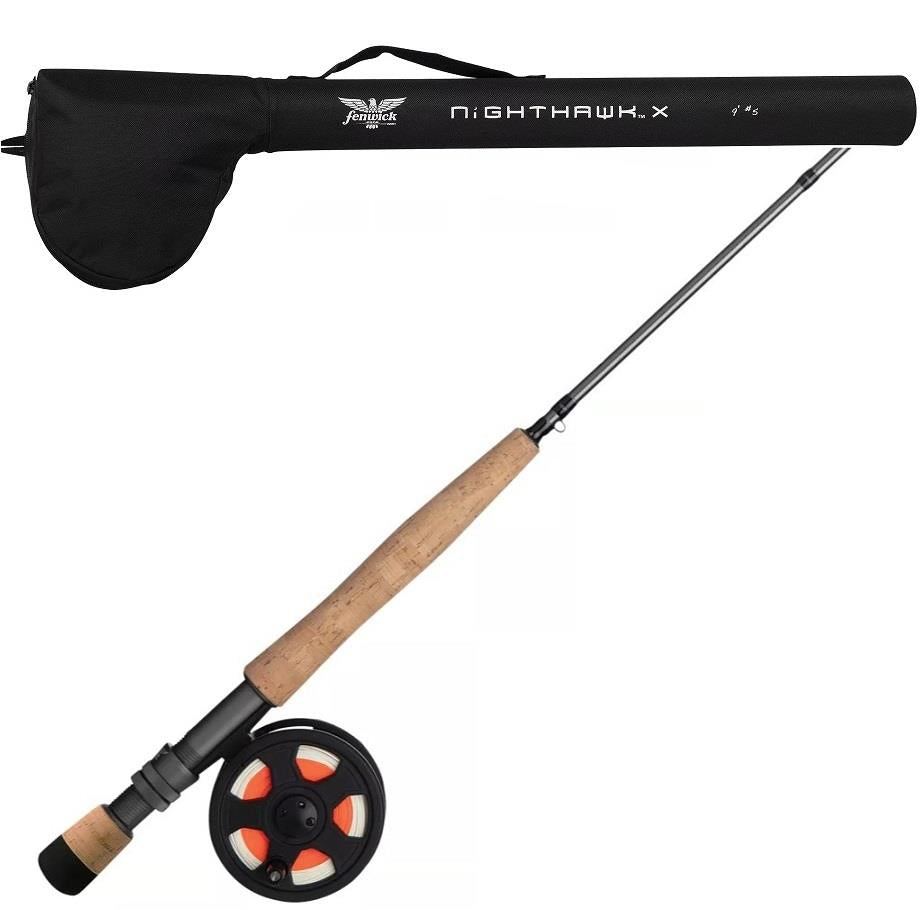 Fenwick NightHawk X Fly Outfit 8WT 9' - 4pc