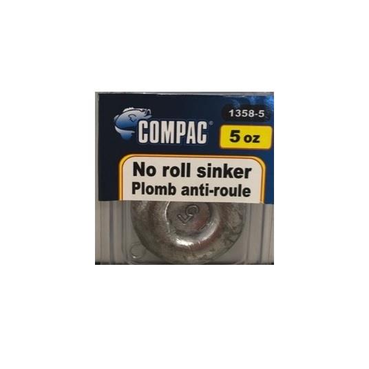 Compac No Roll 5oz Sinker