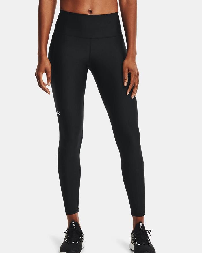 UA HeatGear No-Slip Waistband Full-Length Leggings - Womens