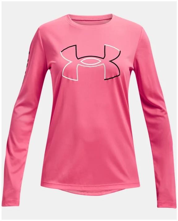 UA Tech Big Logo Long Sleeve - Girls