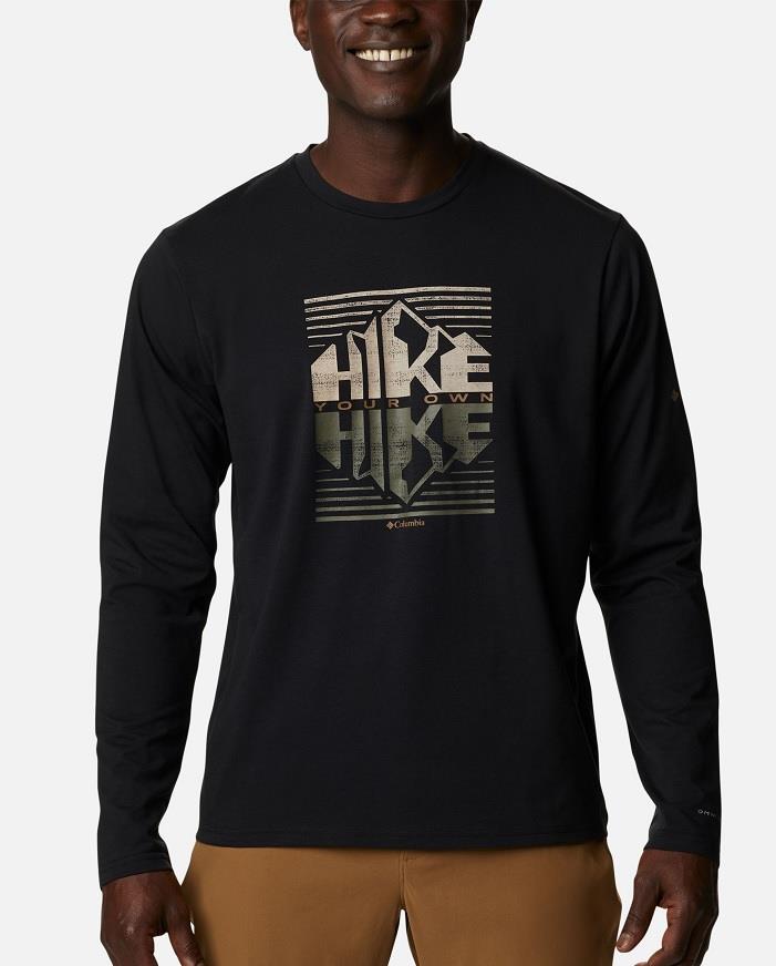 Columbia Sun Trek Long Sleeve Graphic Tee - Mens