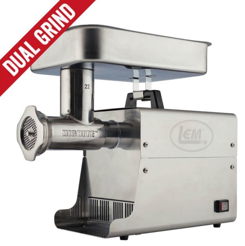 LEM #22 Big Bite Meat Grinder 1 HP