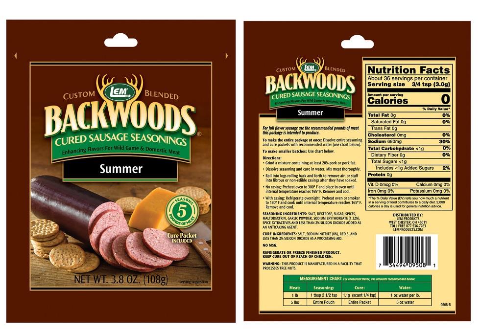 Sausage Seasoning, Summer 5LB