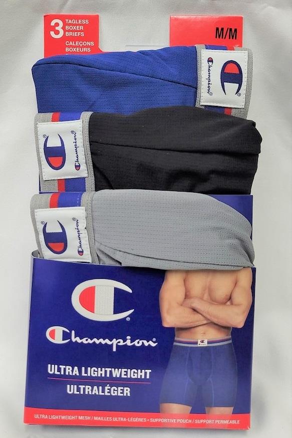 Champion Ultra Lightweight Mesh 3-pack Boxer - Mens