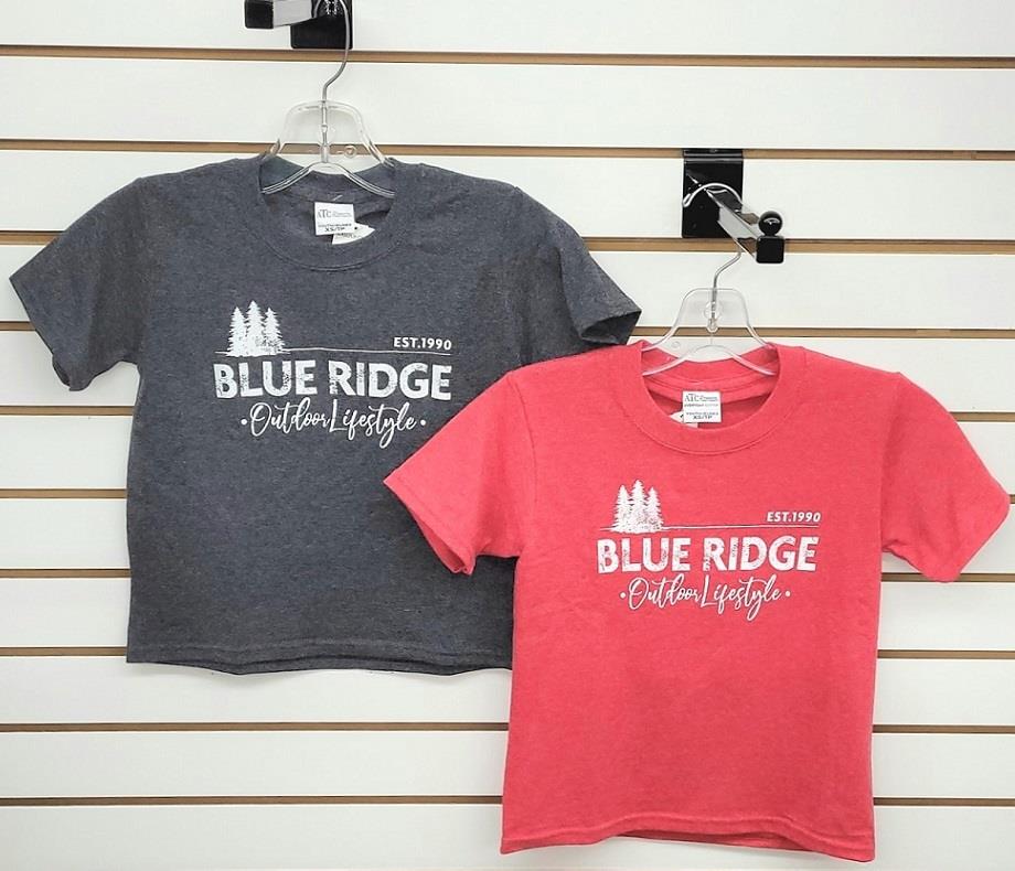 Blue Ridge Solid Logo Tee - Kids